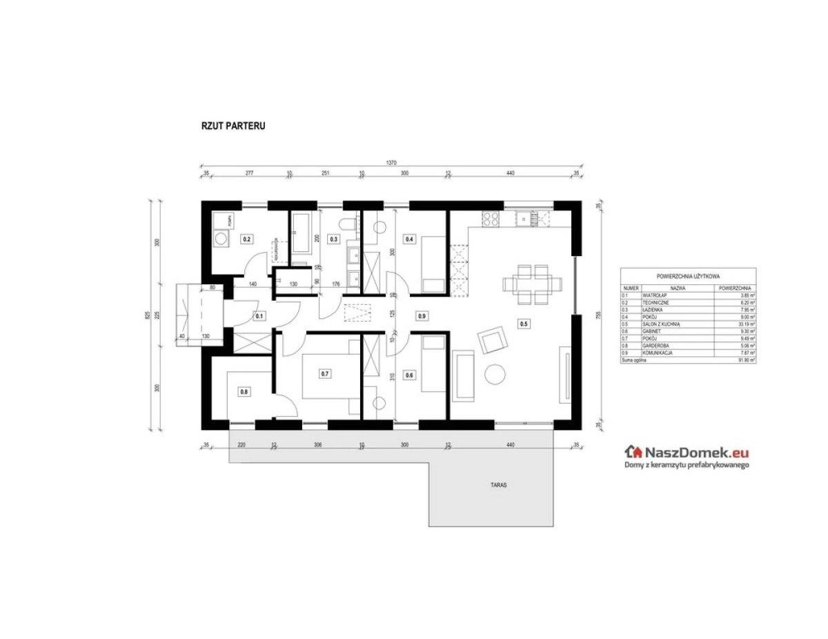 Projekt domu ND 6.1 4